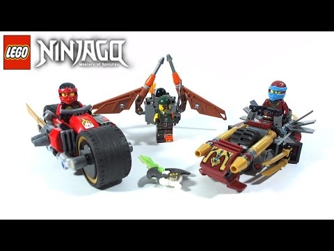 Vidéo LEGO Ninjago 70600 : La poursuite en moto des Ninja