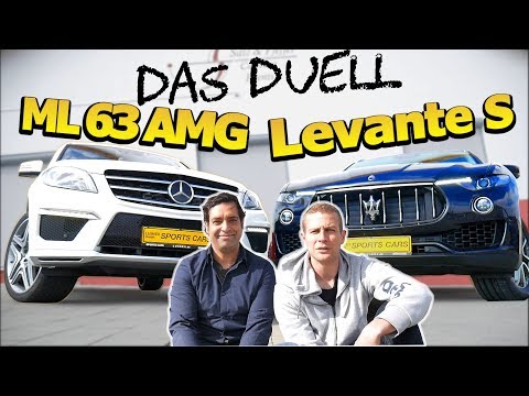DAS DUELL DER POWER-SUVs | Mercedes ML 63 AMG vs. Maserati Levante S | Fahr doch