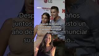 Cristiano y Georgina se casan
