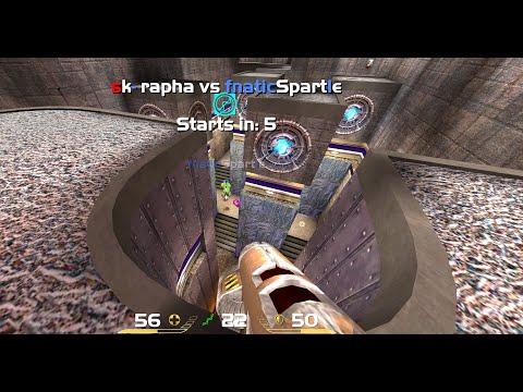 4K Ultrawide / sk.rapha vs fnatic.Spart1e @ Campgrounds /QuakeCon 2009 Grand final game 2 /QuakeLive