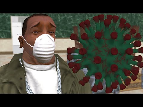 CJ LE TEME AL C0R0NAV1RUS - GTA San Andreas Loquendo