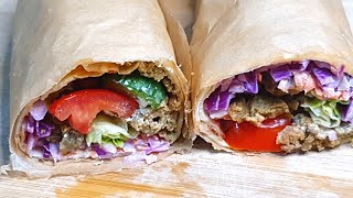 בוריטו שווארמה צמחית וסלט קולסלאו Vegetarian shawarma burrito and coleslaw קישורים בתגובות Shorts# (ליהי קרויץ - מטבח בקלי קלות) - התמונה מוצגת ישירות מתוך אתר האינטרנט יוטיוב. זכויות היוצרים בתמונה שייכות ליוצרה. קישור קרדיט למקור התוכן נמצא בתוך דף הסרטון