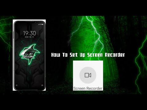 How to set screen recorder in landscape - Black Shark 3 Pro