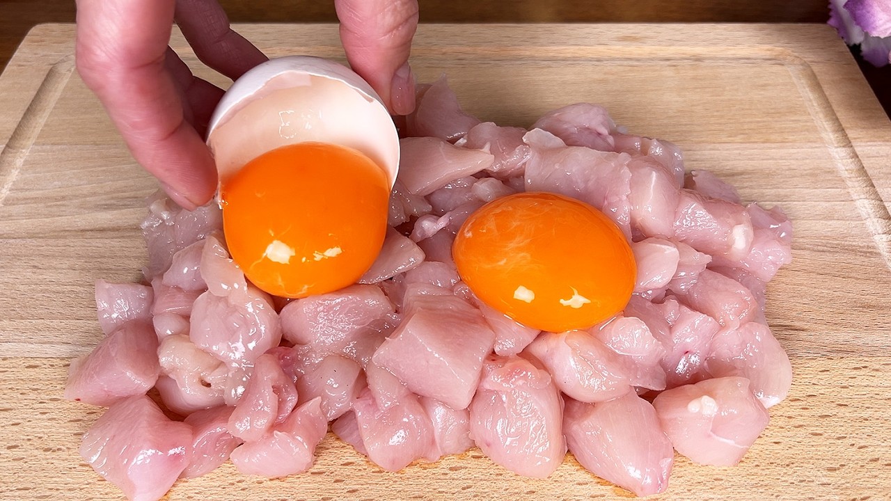 ❗️Add eggs to chicken breast. Don't cook chicken breast until you see this recipe!
