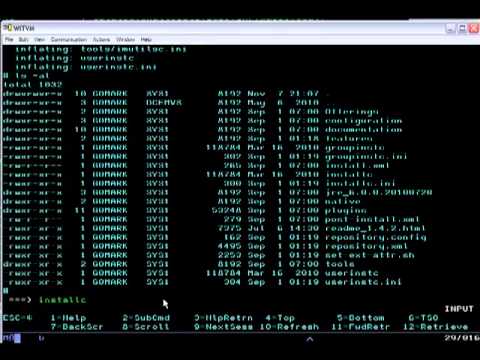 WAS V8 Beta for z/OS, Demo 2, Part 1 -  Installing the Installation Manager