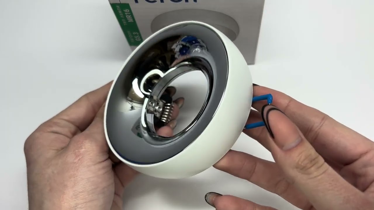 Встраиваемый точечный светильник FERON DL1842 MR-16 белый хром 40042