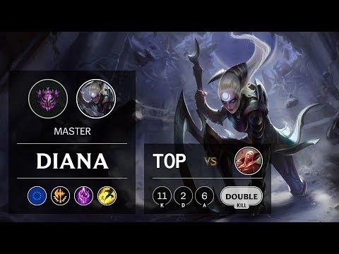 Diana Top vs Vladimir - EUNE Master Patch 10.1