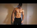 flexing w/ 17 years old bodybuilder Olivier Montminy