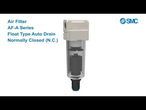 SMC Air Filter with Float type auto drain (N.C.) [AF-A series]