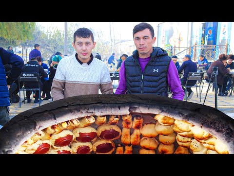 Famous TANDOOR KOSA SAMOSA | Street food in Uzbekistan