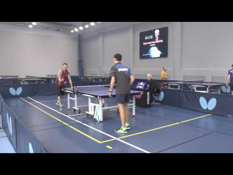 Максим Шмырёв - Дмитрий Попов. Пинг-понг. Турнир памяти О. Зиборова-2017