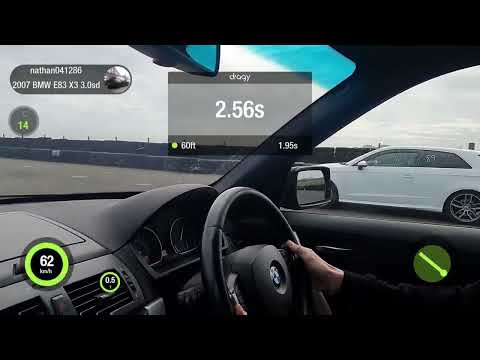 Tuned E83 X3 3 0sd vs Audi S3 DSG 8V stage 1