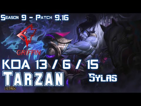 GRF Tarzan SYLAS vs KHA'ZIX Jungle - Patch 9.16 KR Ranked