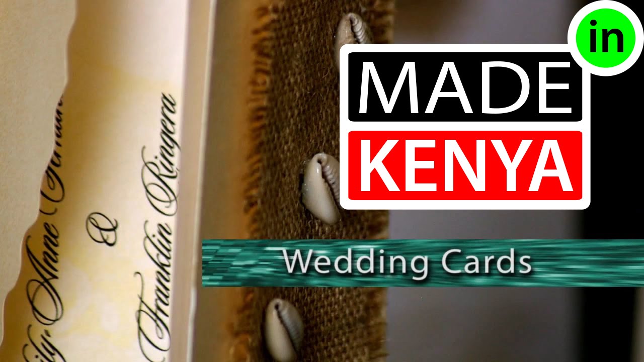 Made In Kenya - Season 1 - Shyx Creative Designs - Wedding Cards