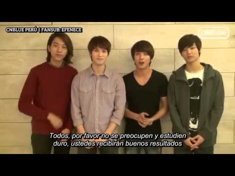 [ CNBLUE PERÚ | Efenece ] Saludo de CNBLUE @ Examen de admisión  2012