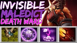 Invisible Maledict &amp; Death Ward - Dota 2 Ability Draft