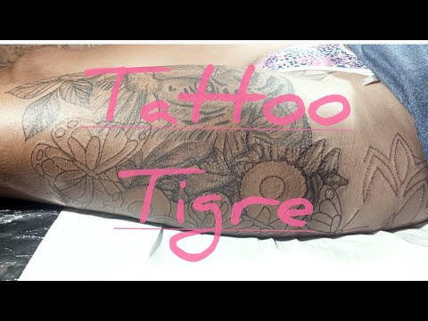 tattoo tigre Whip Shading