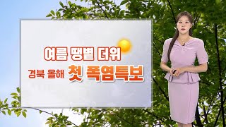 [날씨] 여름 땡볕 더위, 올해 첫 폭염특보…내륙 소나기 / 연합뉴스TV (YonhapnewsTV)
