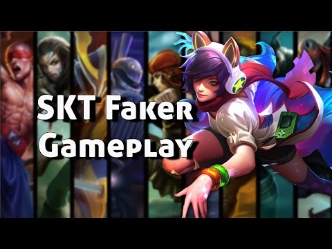 SKT Faker Ahri vs Syndra Mid Patch 7.9 Br Server