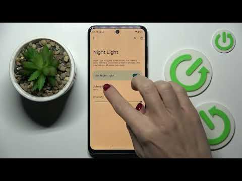 How to Activate and Set Up the Night Light on a MOTOROLA Moto G53 - Eye Comfort Mode