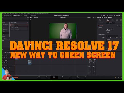 Davinci Resolve 17 A New Way To Make Green Screen