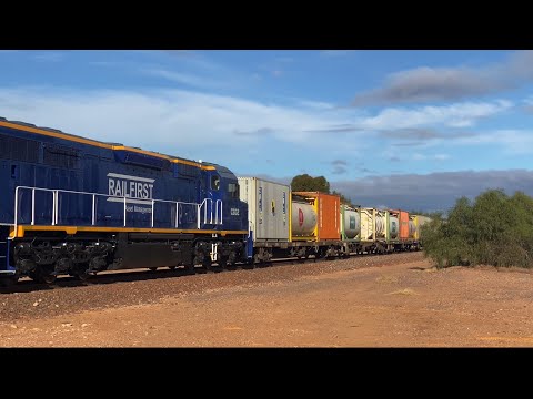 C502 on transfer to WA: PN Steel Train 5MP2 @ Stirling North, SA! 4/6/21 #train #railway