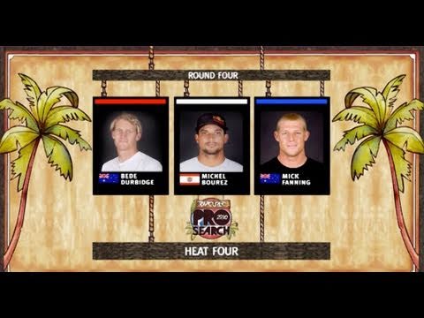 Round 4, Heat 4 - Bede Durbidge vs Michel Bourez vs Mick Fanning
