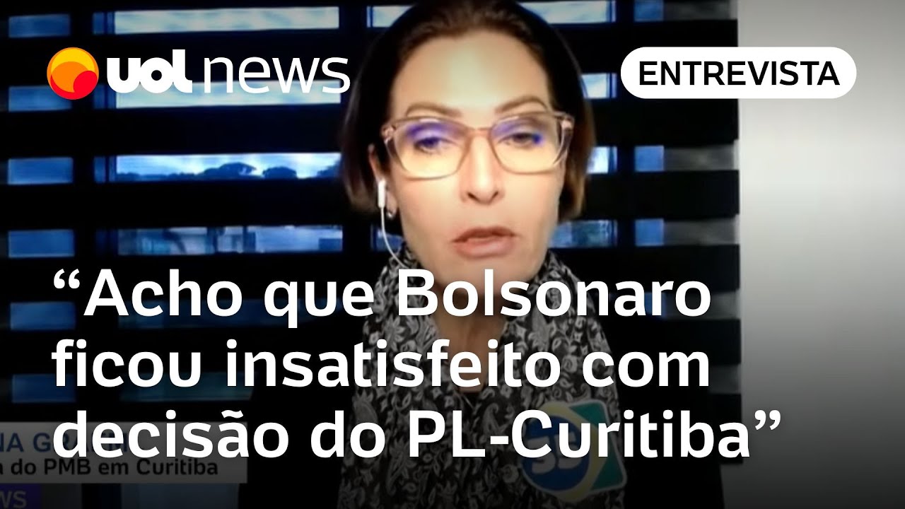 Curitiba: Bolsonaro pediu para insistir com PL sobre chapa, diz Cristina Graeml