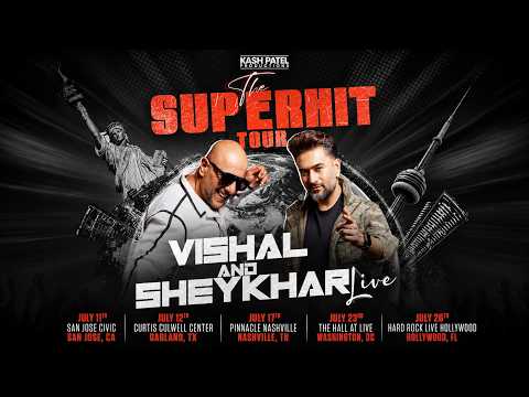 The Superhit Tour | Vishal & Shekhar USA Tour 2026 | Bollywood's Biggest Musical Spectacle is Here!