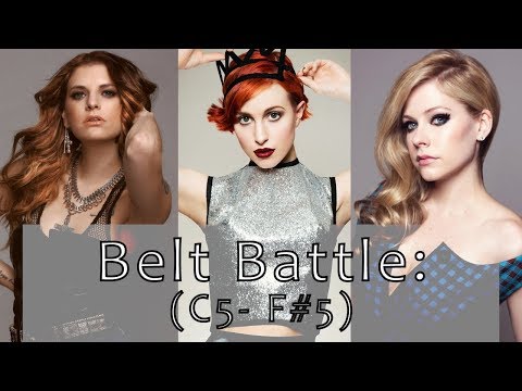 Hayley Williams vs Juliet Simms vs Avril Lavigne vs Cassadee Pope: Belt Battle (C5- F#5)