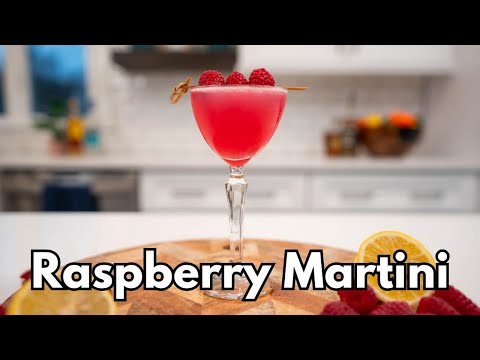 Raspberry Martini | Easy Vodka Cocktail Recipe