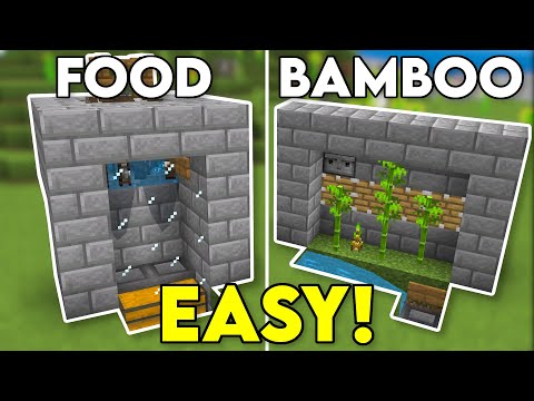 3 EASY Starter Farms YOU NEED Minecraft Bedrock 1.20!
