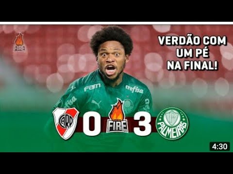 PALMEIRAS 3X0 RIVER PLATE LIBERTADORES. 05.01.2021. MELHORES MOMENTOS