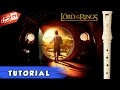 How wo play Concerning Hobbits on Recorder (Tutorial)