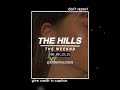 the weeknd - the hills (audio edit)