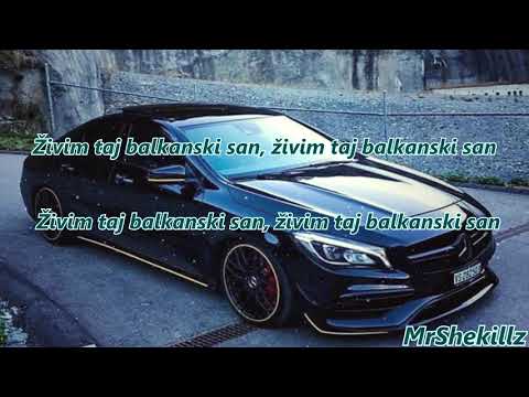 MARLON BRUTAL FEAT  THCF - BALKANSKI SAN TEKST LYRICS