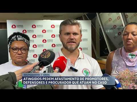 7 anos da tragédia em Brumadinho (MG): representantes dos atingidos fazem protesto