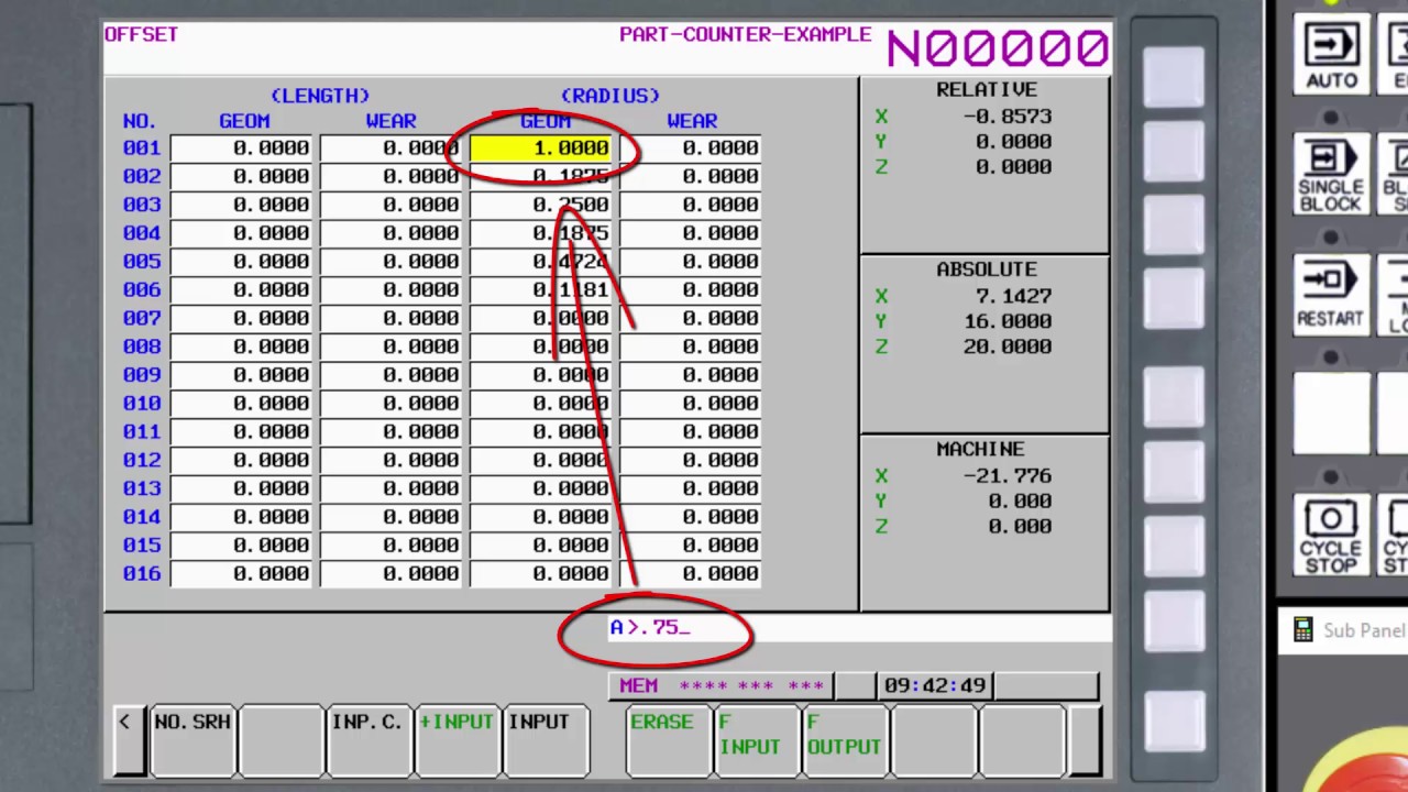 01 CNC Display Overview