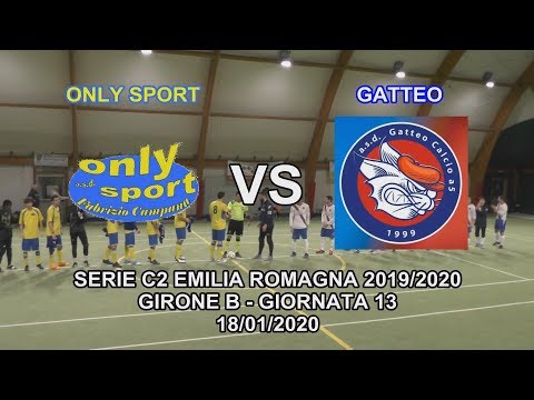ONLY SPORT VS GATTEO - SERIE C2 2019/2020 GIRONE B - GIORNATA 13 - 18/01/2020