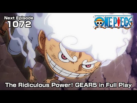 ONE PIECE episode1072 Teaser The Ridiculous Power! GEAR5 in Full Play