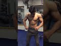 Model physique posing practice by Osama Abbasi
