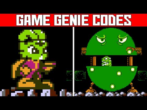 (Bucky O'Hare) Can't die, Jump In Mid Air, and One Hit Kill - Game Genie Codes
