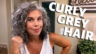 Curly Grey Hair Q & A ~ The Answers to GOING GREY