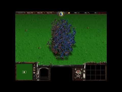 100 Gargoyle VS 100 Hippogryph (100 vs 100 Footage) (Warcraft 3) (Without Health Bar)