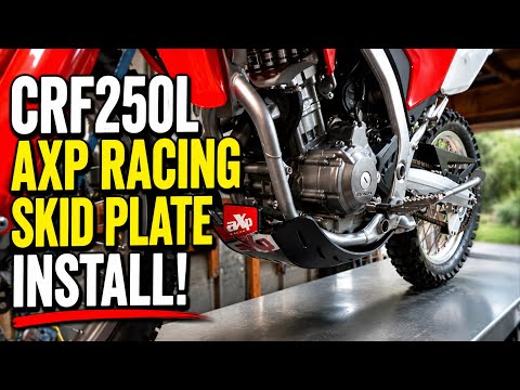 Honda CRF250L AXP Racing Skid Plate Install Dual Sport Bash plate