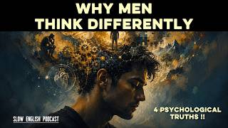 The Hidden Logic Behind How Men Think | Slow English Podcast
