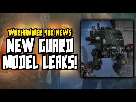Imperial Guard model LEAKS! New HQ & Sentinel!
