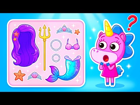 Mimi Becomes a Mermaid 🧜‍♀️💦 | Overcoming Fear of Water | Pool Safety for Kids | Teeny Mimi🦄