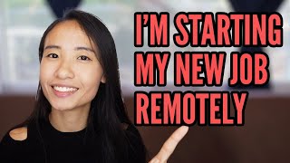 WHAT IS IT LIKE TO VIRTUALLY START A JOB IN 2020 | REMOTE WORKING TIPS AND TRICKS
