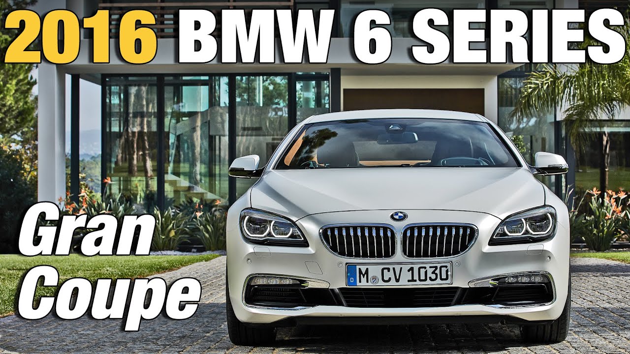 2016 BMW 6 Series Gran Coupe facelift unveiled
